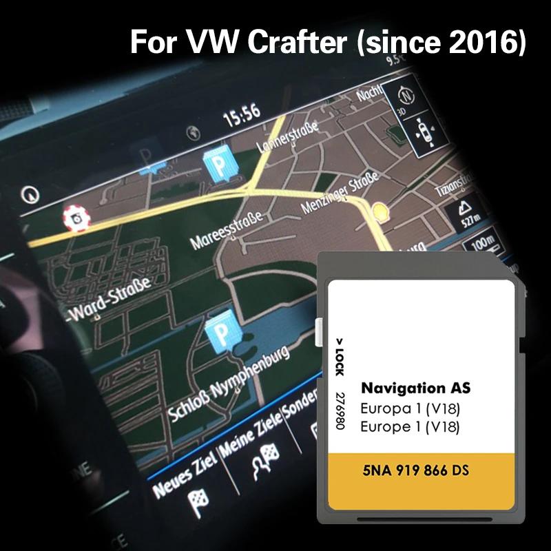 SD  ޸ ī, VW Crafter since 2016 AS V19, Ż  EU ׺̼, Sat Nav